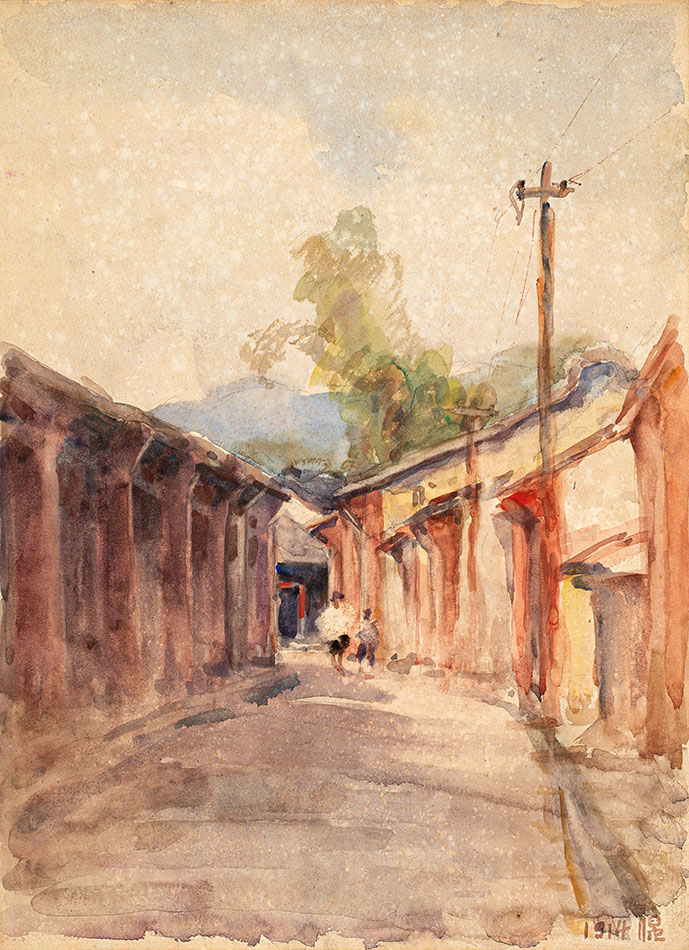 倪蔣懷　習作41（景美街道）