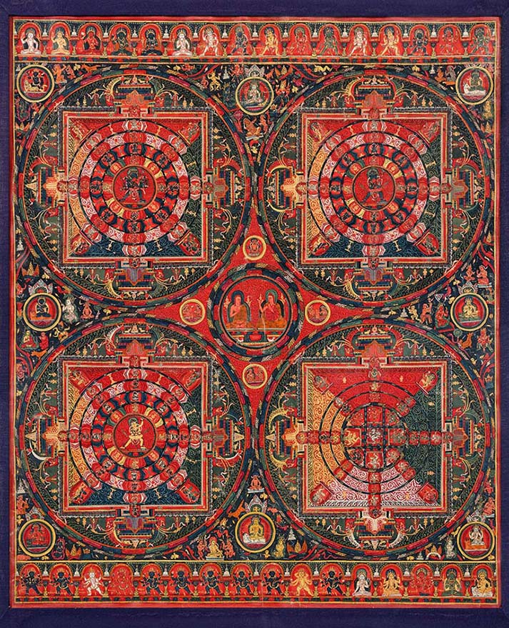 《金剛鬘》之四壇城